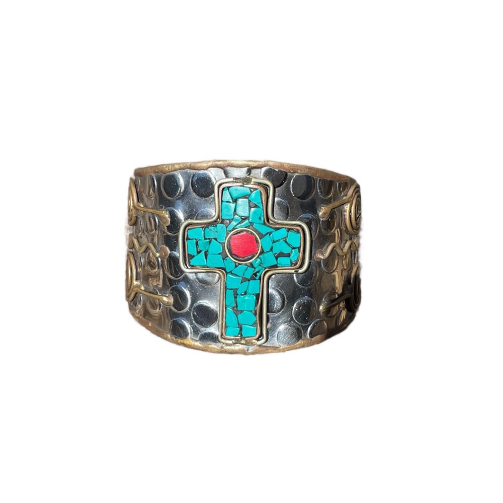 Metal cuff bracelet